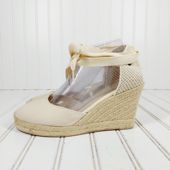 NEW Soludos Canvas Wedge Espadrilles Slip On Summer Shoes C884
